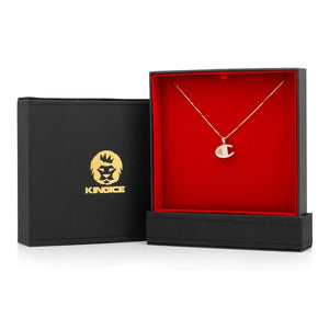 14K Solid Gold And Diamond Champion Heritage Necklace