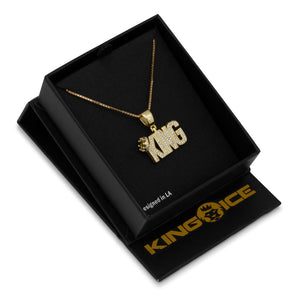 Snoop Dogg x King Ice - Sterling Silver Mini Crowned King Necklace