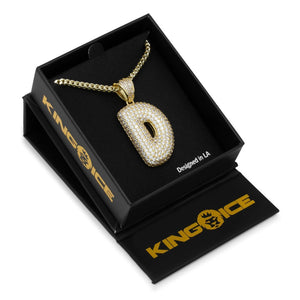 The Bubble Letter D Necklace