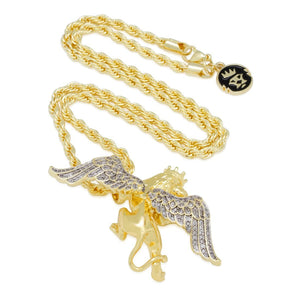 The Gold Flying Lion King